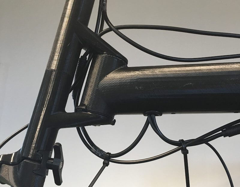 Prototyping the cable routing for the FLIT-16