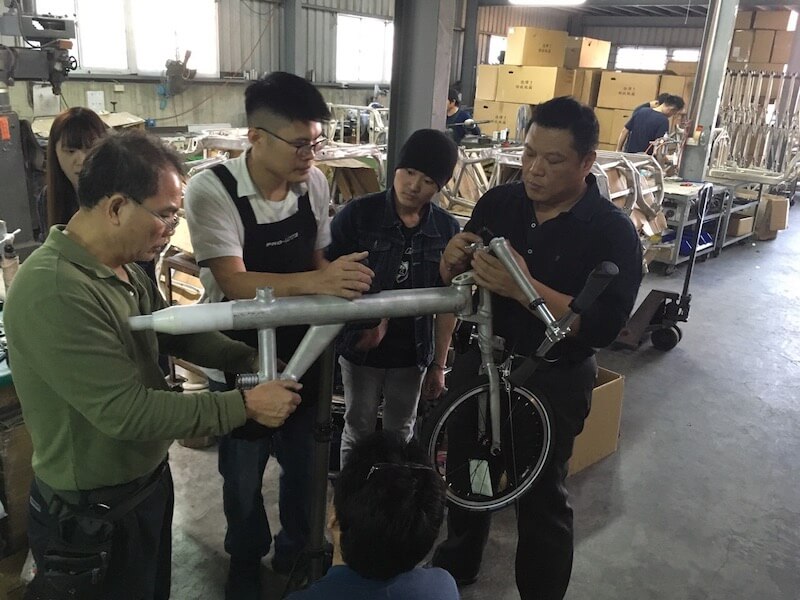 Flit folding ebike assembly