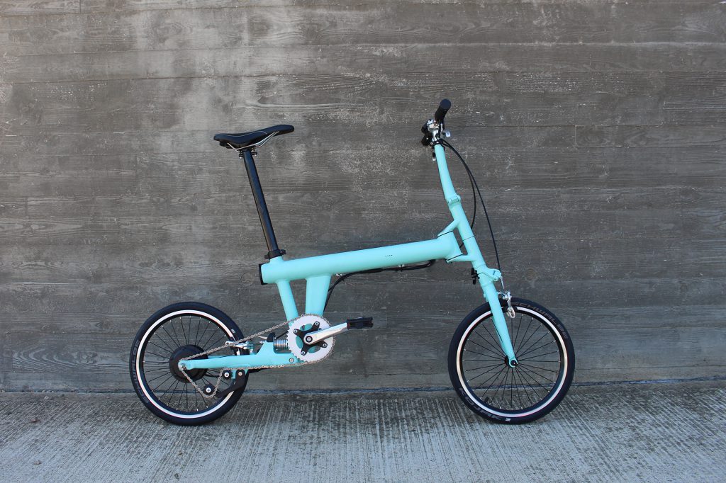 Flit16 lightweight folding ebike - maya prototype