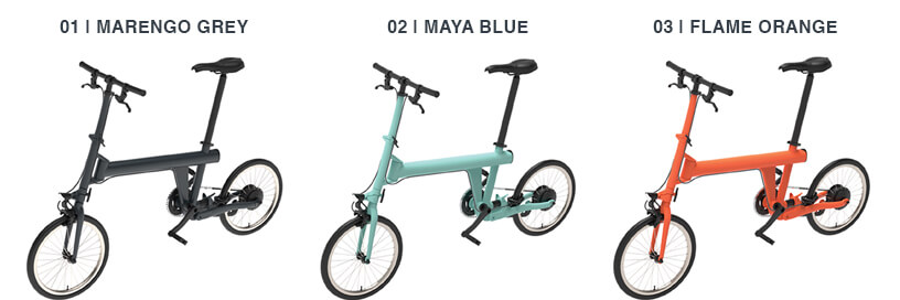 FLIT Lightweight Folding Ebike Colour Lineup