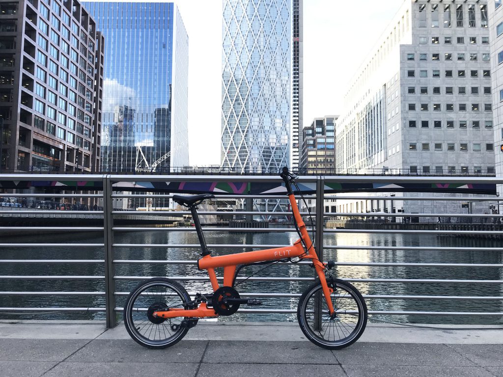 Flit16 lightweight folding ebike - blaze reveal