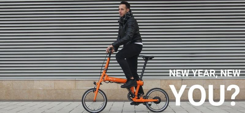 Flit16 lightweight folding ebike - new year new year blog post