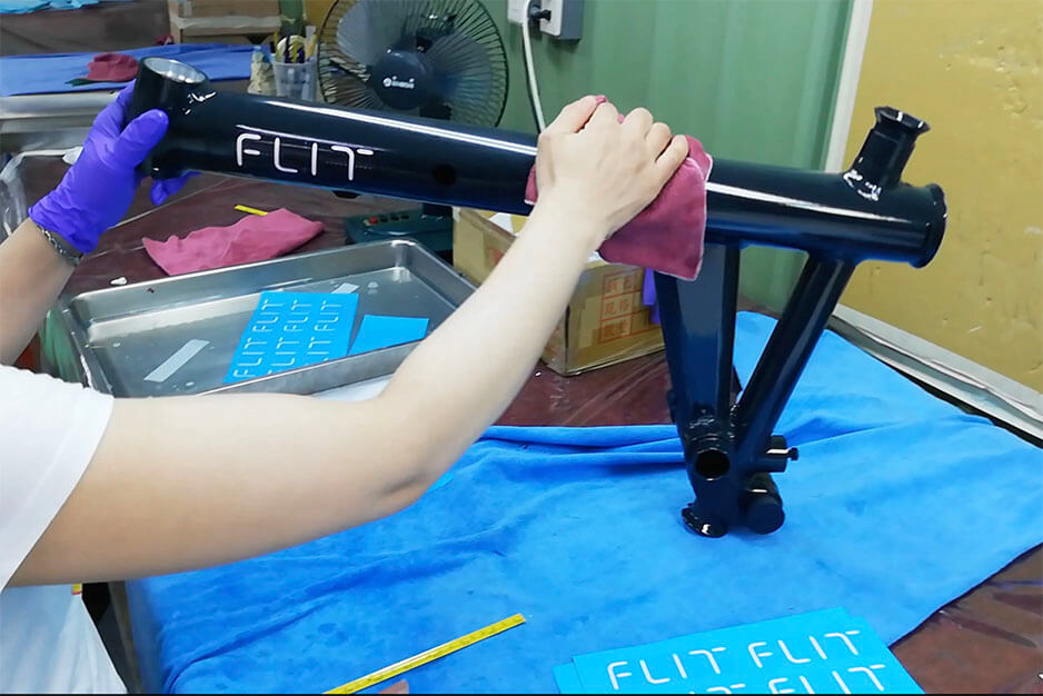 Painting the FLIT-16 frame