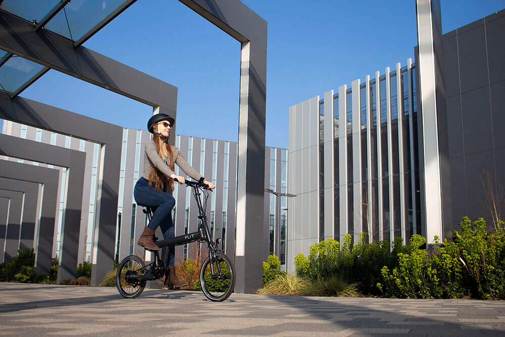 Riding the FLIT-16 Folding Ebike