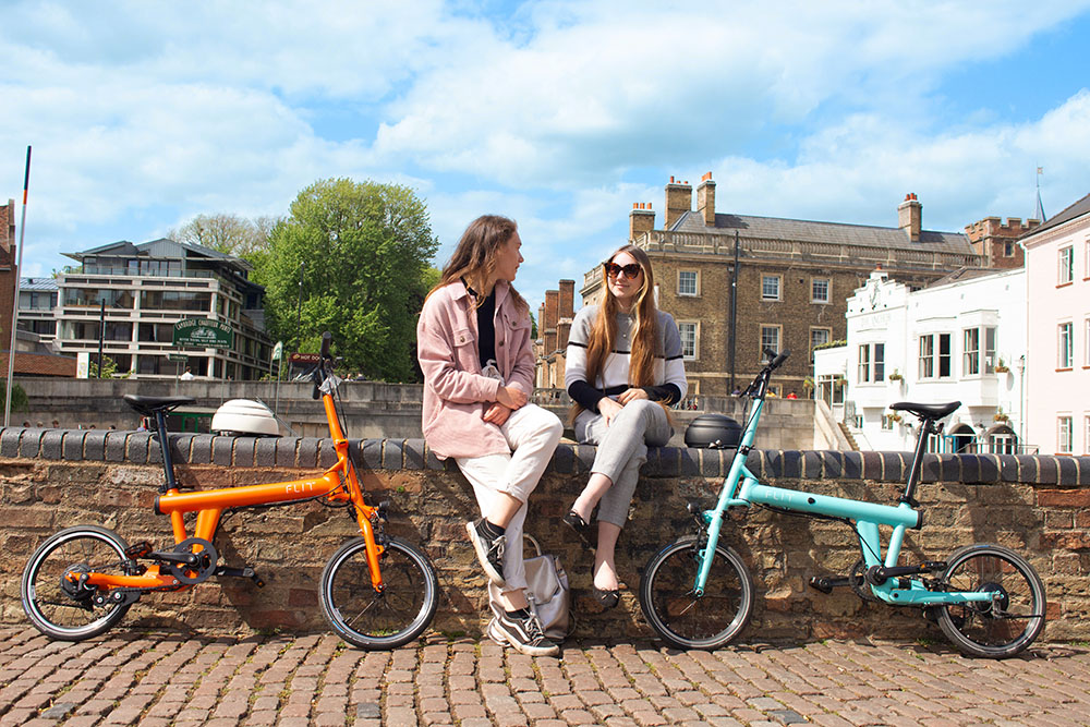 Cycling the FLIT-16 folding ebike in Cambridge