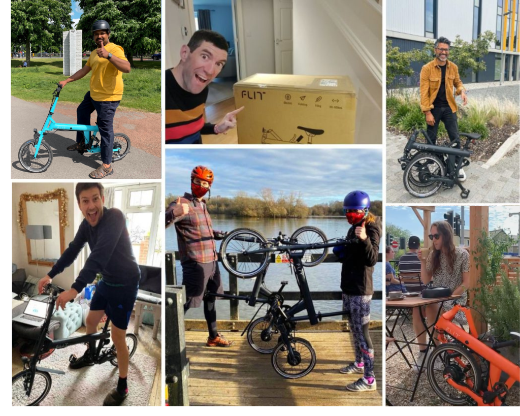 FLIT folding ebike community riders
