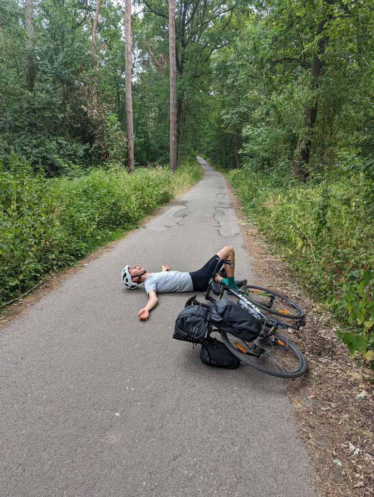 Harry and Adam on their FLIT adventure from England to Germany. A cycling road trip for our folding ebike engineers to prevent unsustainable modes of transport: getting a flight or taking a long car journey.