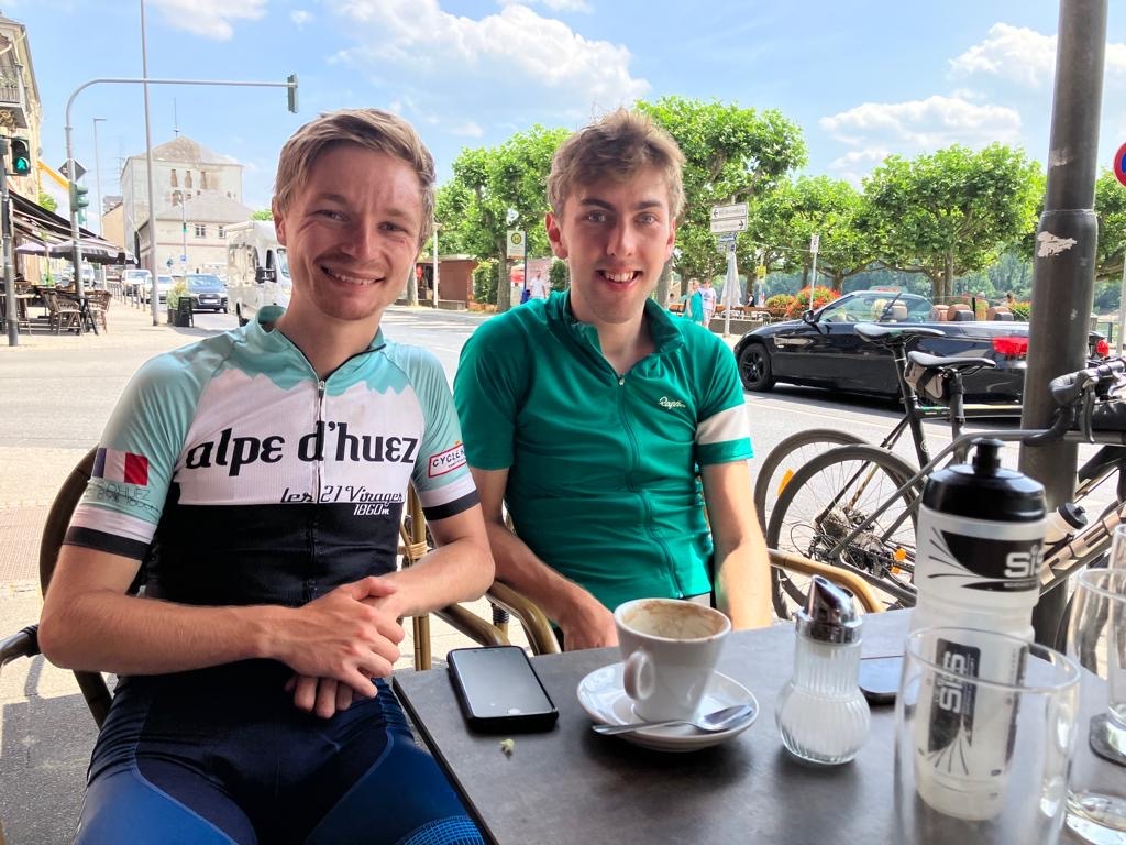 Harry and Adam on their FLIT adventure from England to Germany. A cycling road trip for our folding ebike engineers to prevent unsustainable modes of transport: getting a flight or taking a long car journey.