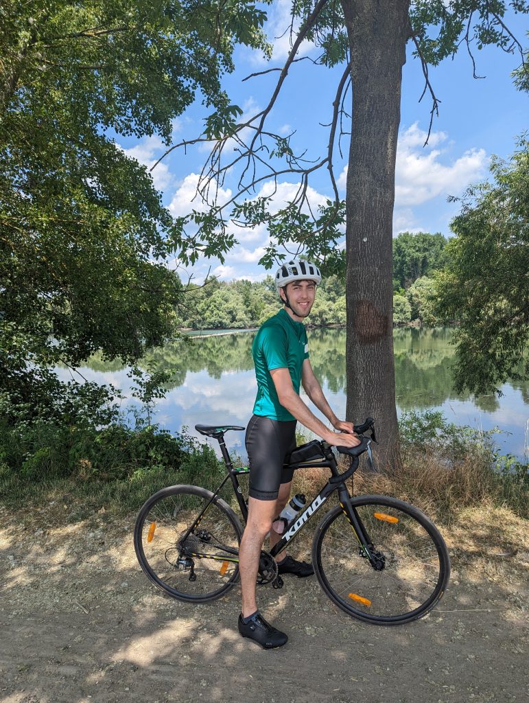 Harry and Adam on their FLIT adventure from England to Germany. A cycling road trip for our folding ebike engineers to prevent unsustainable modes of transport: getting a flight or taking a long car journey.